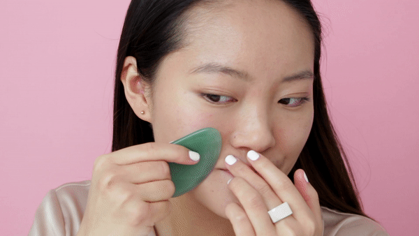 Gua Sha en uso